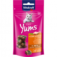 Vitakraft Cat Yums Chicken & Cat Grass 40g (3 Packs)