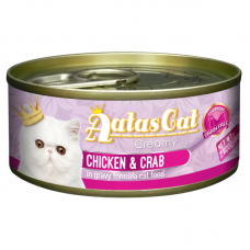 Aatas Cat Creamy Chicken & Crab Cat Canned Food 80g