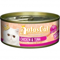 Aatas Cat Creamy Chicken & Tuna Cat Canned Food 80g