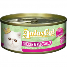 Aatas Cat Creamy Chicken & Vegetables Cat Canned Food 80g