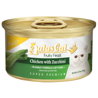 Aatas Cat Finest Fruity Feast Chicken with Zucchini in Gravy Cat Canned Food 70g