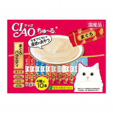 Ciao Chu ru Tuna Variety w/Added Vitamin & Green Tea Extract 14g x 40pcs (I)