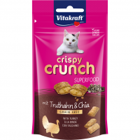 Vitakraft Crispy Crunch with Turkey & Chia Seeds 60g (3 Packs)