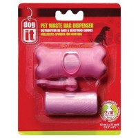 Dogit Pet Waste Bag Dispenser Pink