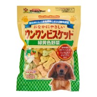 Doggyman Dog Treats Tummy-Friendly Biscuits Green and Yellow Vegetables 160g