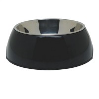 Dogit 2-In-1 Durable Bowl Small Black
