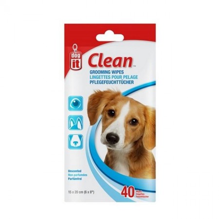 Dogit Clean Grooming Wipes 40s