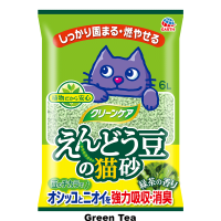 Earth Pet Green Pea Green Tea Clumping Cat Litter 6L (2 Packs)