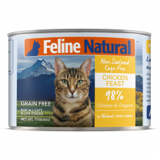 Feline Natural Chicken Feast 170g Carton (6 Cans)