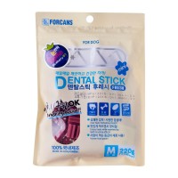 Forcans Dental Stick Medium - Blueberry Dog Treat 220g