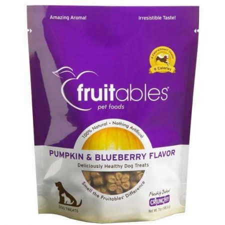 Fruitables Crunchy Pumpkin & Blueberry Dog Treat 7oz (2 Packs)