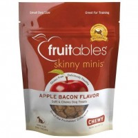Fruitables Skinny Minis Apple Bacon Dog Treat 5oz (2 Packs)