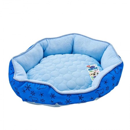 Gonta Club Bear Cooling Bed S Dark Blue For Dogs & Cats
