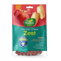 Happi Doggy Dental Chew Zest Apple Dogs Treats (2.5 Inch) 150g