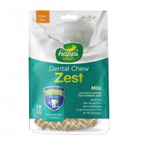 Happi Doggy Dental Chew Zest Milk Dogs Treats (2.5 Inch) 150g