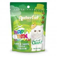 Aatas Cat Happy Time Ciao Tuna & Shrimp Cat Treats 60g