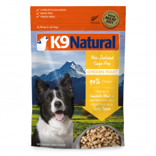K9 Natural New Zealand Cage-Free Chicken Feast Freeze Dog Dried Food 500g