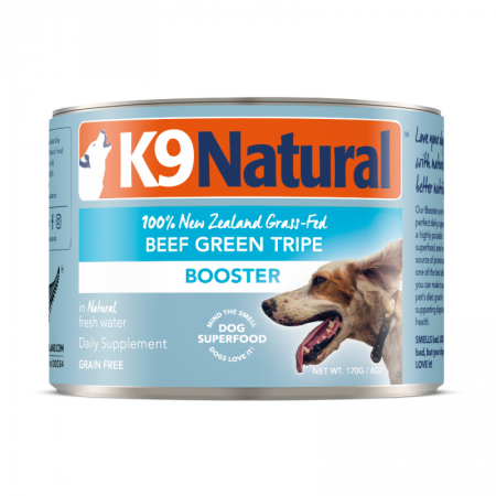 K9 Natural New Zealand Canned Food Booster Beef Green Tripe 170g (6 cans)
