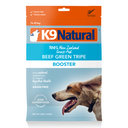 K9 Natural New Zealand Freeze Dried Booster Beef Green Tripe 200g