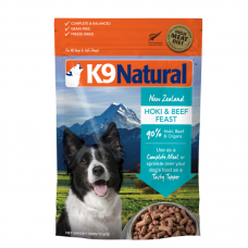 K9 Natural New Zealand Freeze Dried Food Beef & Hoki 500g