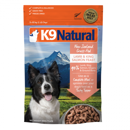 K9 Natural New Zealand Freeze Dried Food Lamb & Salmon 500g