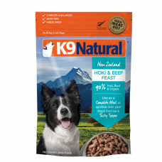 K9 Natural New Zealand Grass-Fed Beef & Hoki Feast Freeze Dog Dried Food 500g