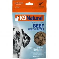 K9 Natural New Zealand Grass-Fed Healthy Bites Beef Freeze Dried Dog Treats 50g