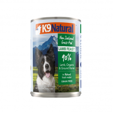 K9 Natural New Zealand Grass-Fed Lamb Feast Dog Canned Food 370g (3 Cans)