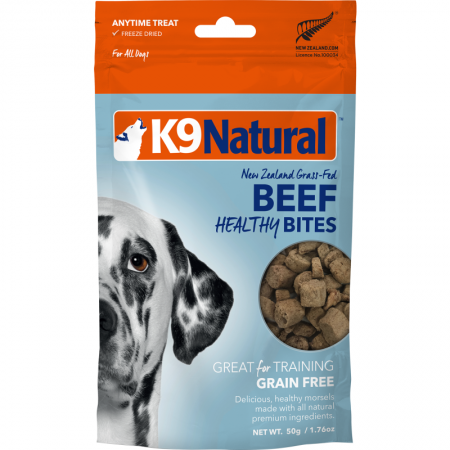 K9 Natural New Zealand Treats Healthy Bites Beef 50g