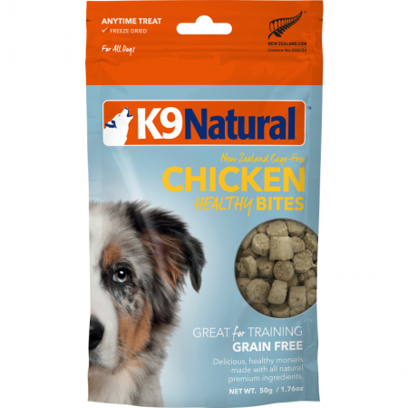 K9 Natural New Zealand Treats Healthy Bites Chicken 50g