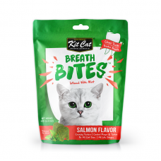 Kit Cat Treat Breath Bites Infused w/Mint Salmon 60g x3