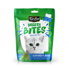 Kit Cat Treat Breath Bites Infused w/Mint Seafood 60g x3