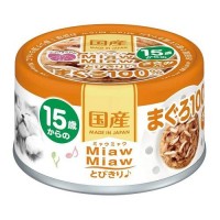 Aixia Miaw Miaw 15+Yr Tuna with Chicken Fillet 60g Carton (24 Cans)