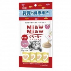 Aixia Miaw Miaw Creamy Tuna  (Kidneys Health) 15g x 4's  ( 3 Packs)