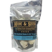 Hide & Seek Milk Knotted Bone (4-4.5) Dog Treat 5's
