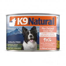 K9 Natural New Zealand Grass-Fed Lamb & King Salmon Feast Dog Canned Food 170g