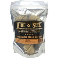 Hide & Seek Natural Knotted Bone (6-6.5) Dog Treat 2's