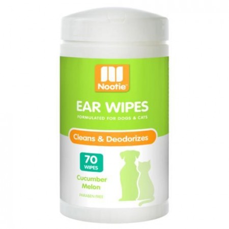 Nootie Ear Wipes Cucumber Melon For Dogs & Cats 70s