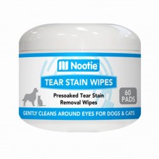 Nootie Presoaked Tear Stain Wipes 60's For Dogs & Cats