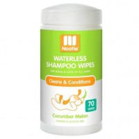 Nootie Waterless Shampoo Wipes Cucumber Melon For Dogs & Cats 70's