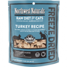 Northwest Cat Freeze Dried Treat Raw Diet Turkey 11oz