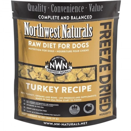 Northwest Dog Treat Raw Diet Turkey 12oz