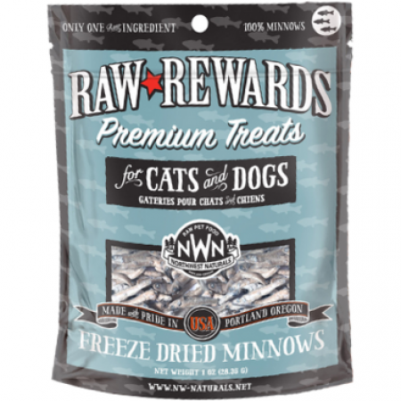 Northwest Pet Freeze Dried Treat Raw Rewards Minnows 28g
