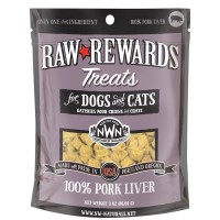 Northwest Pet Freeze Dried Treat Raw Rewards Pork Liver 85g