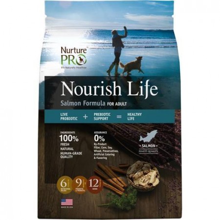 Nurture Pro Dog Food Nourish Life Salmon Formula Adult 12.5lb