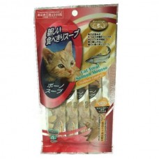 Pet Village Cat Puree Treat Salmon Mousse (Hairball Control) 14g×4 (3 Packs)