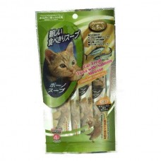 Pet Village Cat Puree Treat Tuna with Salmon Mousse  (Hairball Control) 14g×4 (3 Packs)