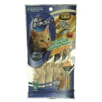 Pet Village Cat Puree Treat Tuna with Real Crab Meat Mousse (Hairball Control) 14g×4 (3 Packs)