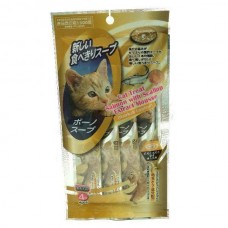 Pet Village Cat Puree Treat Salmon with Scallop Extract Mousse (Hairball Control) 14g×4