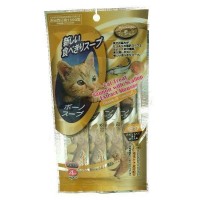 Pet Village Cat Puree Treat Salmon with Scallop Extract Mousse (Hairball Control) 14g×4 (3 Packs)